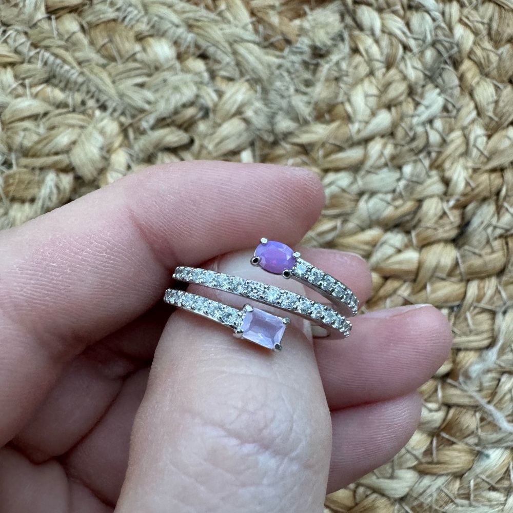 NWT “Stunning Embrace” BP ring - size 7 - .925 solid sterling silver